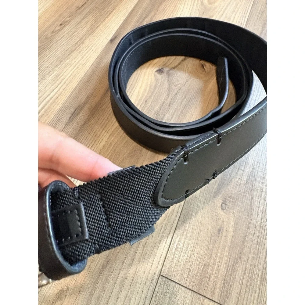Boulder Creek Trading Co Leather Belt Black 66/68 Big Tall Men's XL